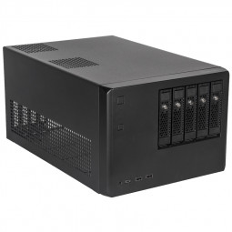 SilverStone SST-CS351B SAS-12G-/SATA-6G-NAS-Gehäuse mit 5 Einschüben