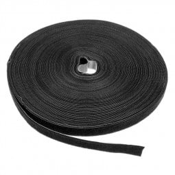 LABEL THE CABLE PRO Roll Dual Klettbandrolle 25m - schwarz