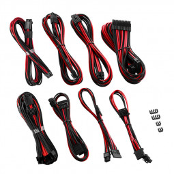 CableMod RT-Series Pro ModMesh 12VHPWR Dual Cable Kit für ASUS/Seasonic - schwarz/rot